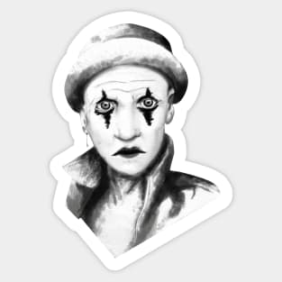 sad clown Sticker